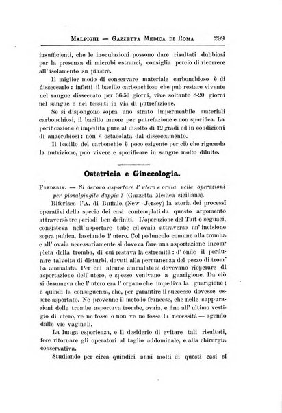 Gazzetta medica Malpighi