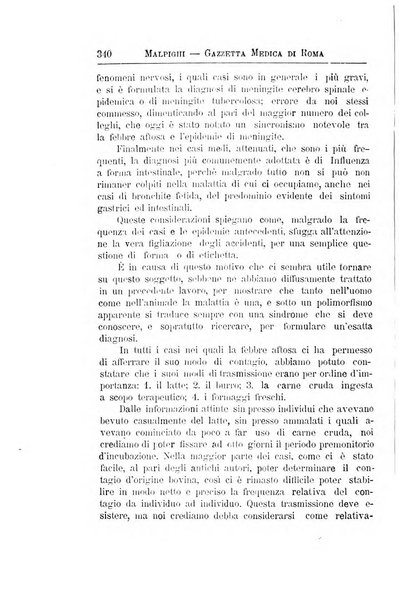 Gazzetta medica Malpighi