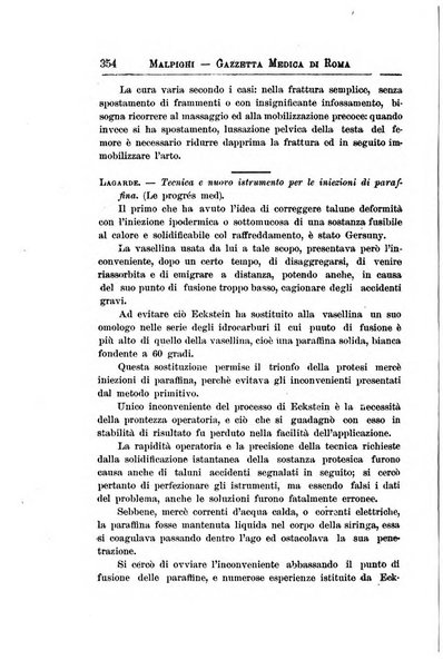 Gazzetta medica Malpighi