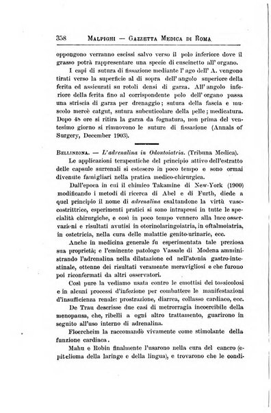 Gazzetta medica Malpighi