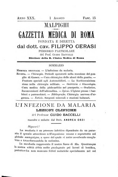 Gazzetta medica Malpighi