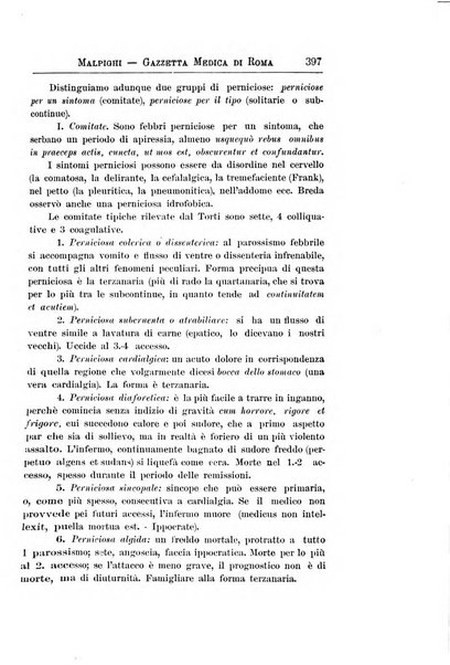 Gazzetta medica Malpighi