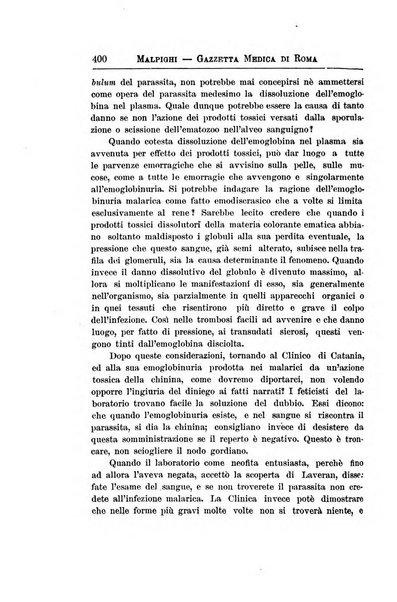 Gazzetta medica Malpighi