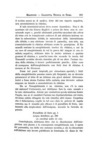 Gazzetta medica Malpighi