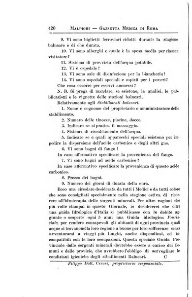 Gazzetta medica Malpighi