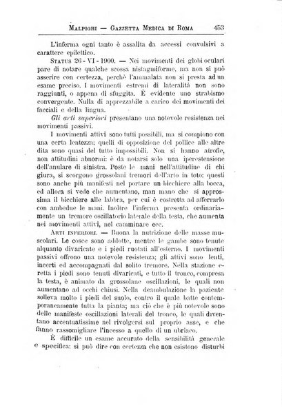 Gazzetta medica Malpighi