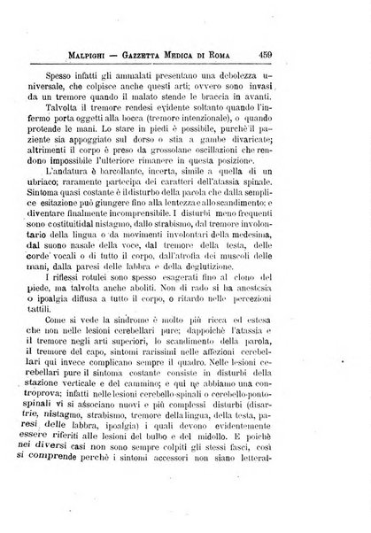 Gazzetta medica Malpighi