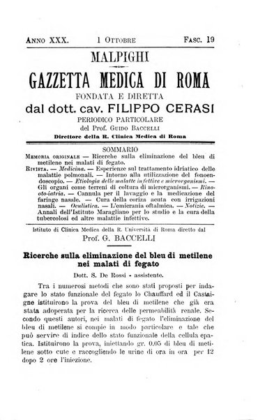 Gazzetta medica Malpighi