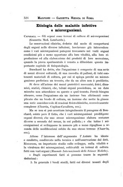 Gazzetta medica Malpighi