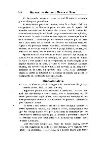 Gazzetta medica Malpighi