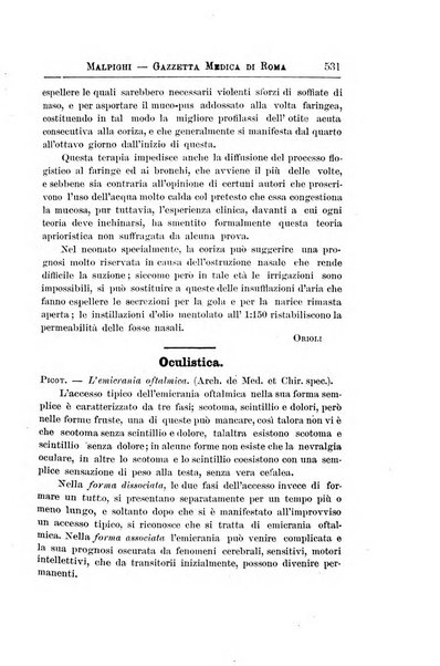 Gazzetta medica Malpighi