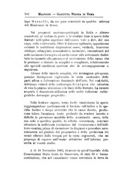 Gazzetta medica Malpighi