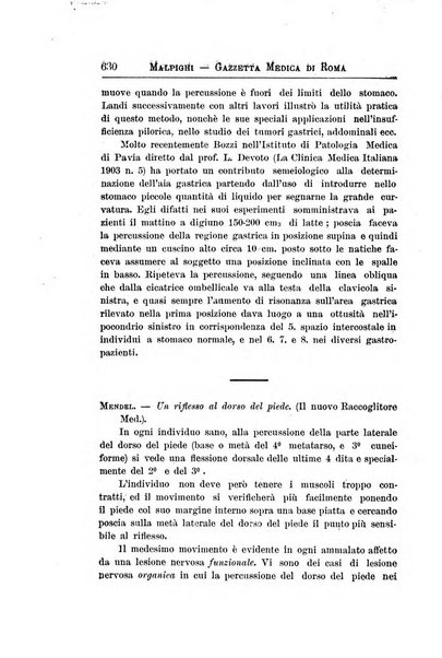 Gazzetta medica Malpighi