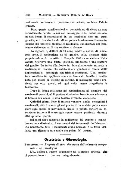 Gazzetta medica Malpighi