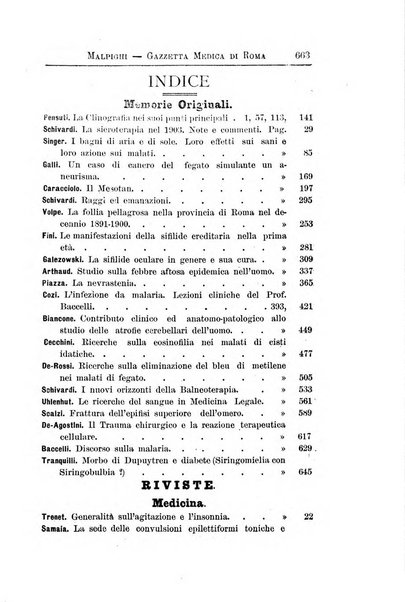 Gazzetta medica Malpighi