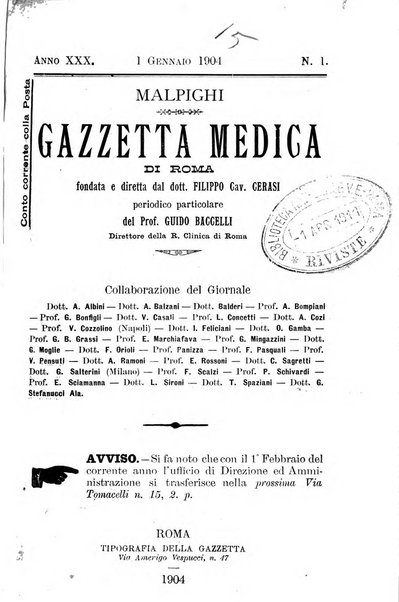 Gazzetta medica Malpighi