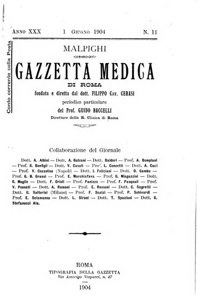 Gazzetta medica Malpighi