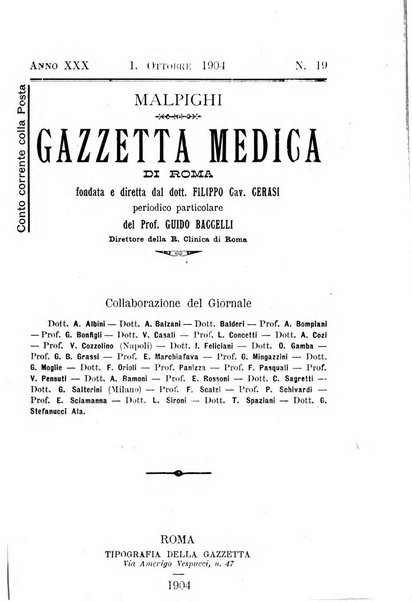 Gazzetta medica Malpighi