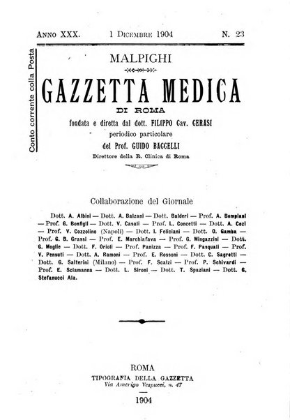 Gazzetta medica Malpighi