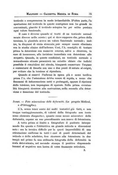 Gazzetta medica Malpighi