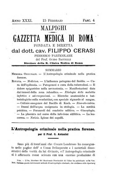 Gazzetta medica Malpighi