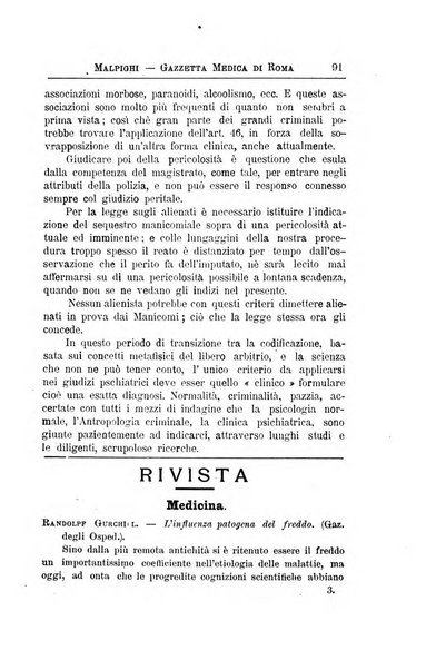 Gazzetta medica Malpighi