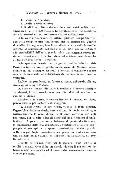 Gazzetta medica Malpighi