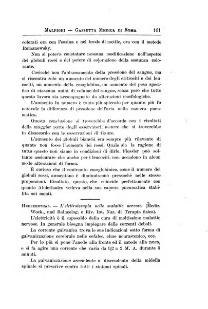 Gazzetta medica Malpighi