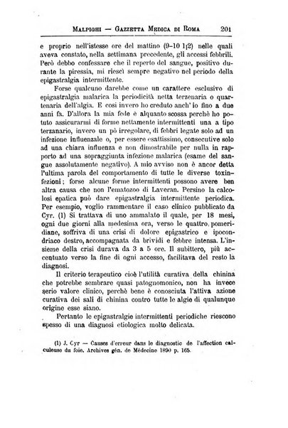 Gazzetta medica Malpighi