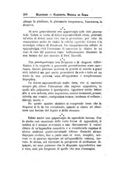 Gazzetta medica Malpighi