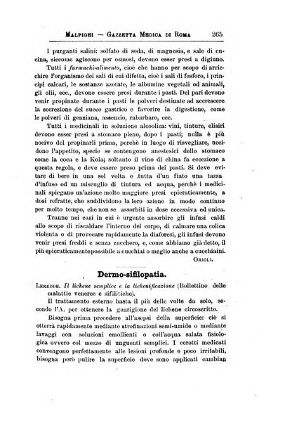 Gazzetta medica Malpighi