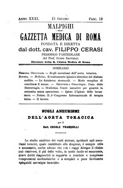 Gazzetta medica Malpighi