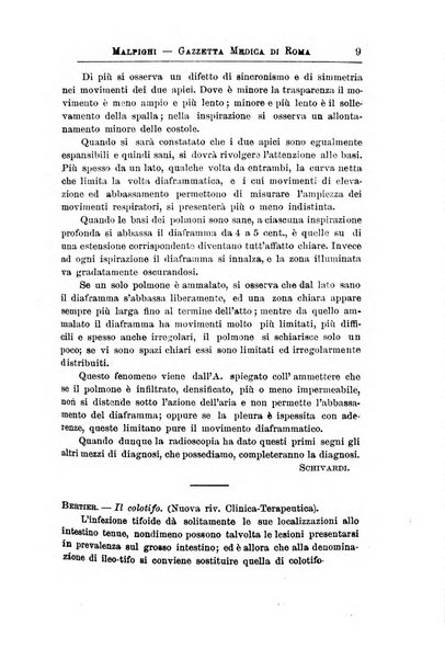 Gazzetta medica Malpighi