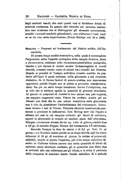 Gazzetta medica Malpighi