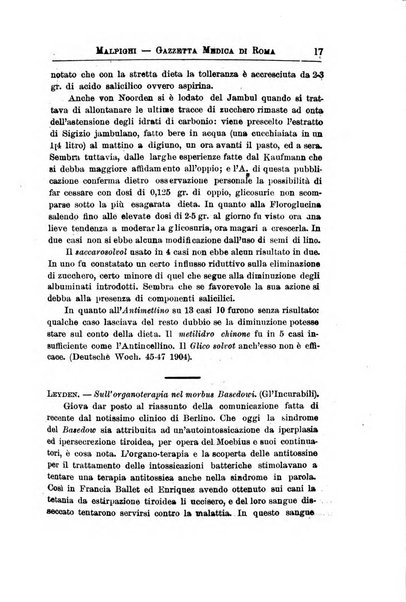 Gazzetta medica Malpighi