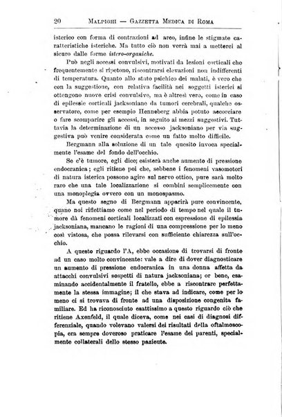 Gazzetta medica Malpighi