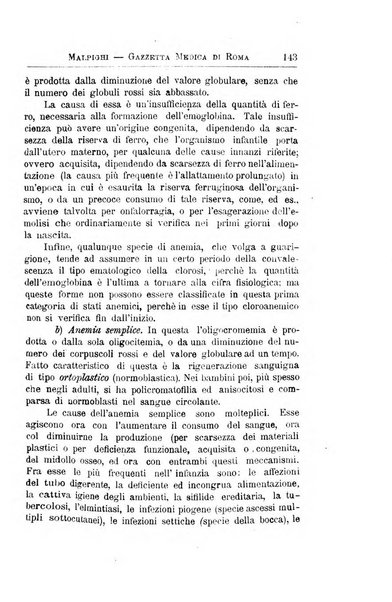 Gazzetta medica Malpighi