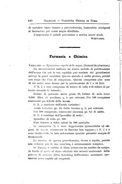 Gazzetta medica Malpighi