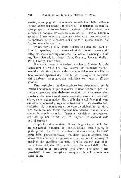 Gazzetta medica Malpighi