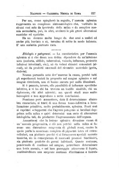 Gazzetta medica Malpighi