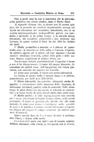 Gazzetta medica Malpighi