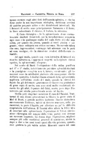 Gazzetta medica Malpighi