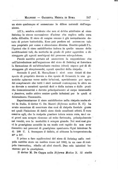 Gazzetta medica Malpighi