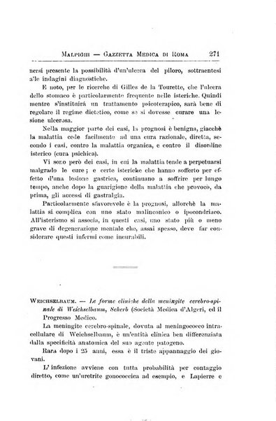 Gazzetta medica Malpighi