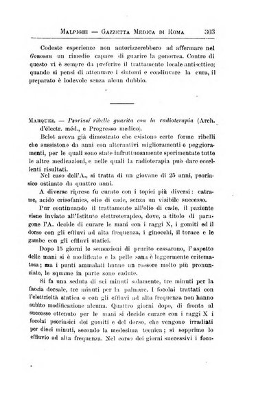 Gazzetta medica Malpighi