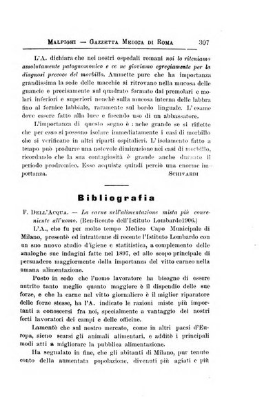 Gazzetta medica Malpighi