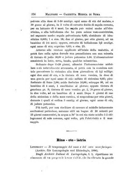 Gazzetta medica Malpighi