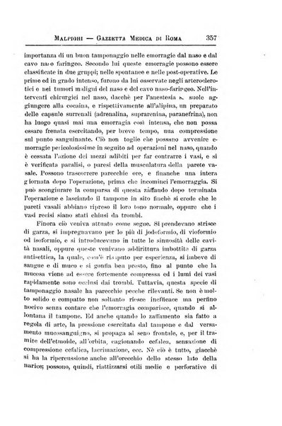 Gazzetta medica Malpighi