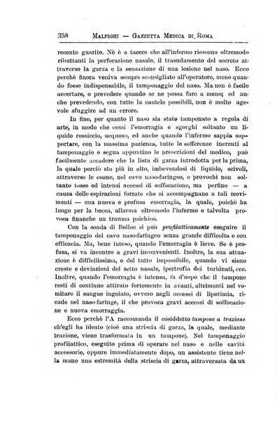 Gazzetta medica Malpighi