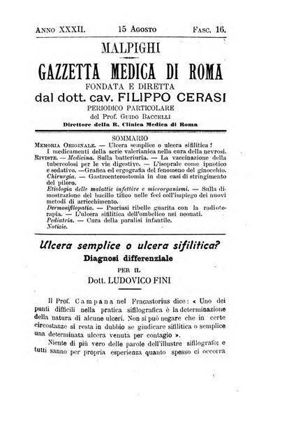 Gazzetta medica Malpighi